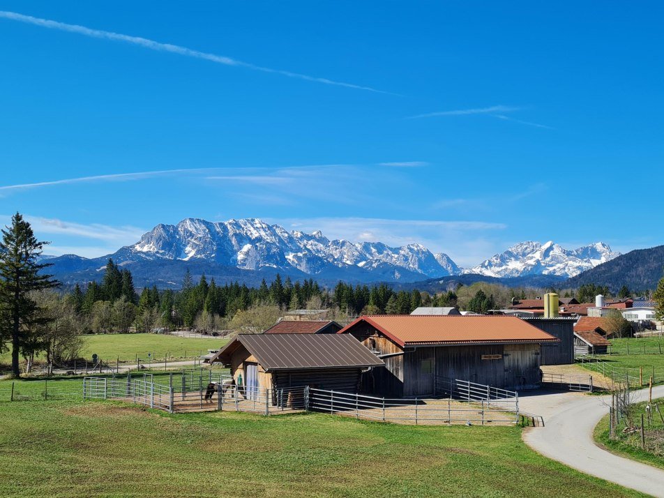 Sommerblick vom Balkon