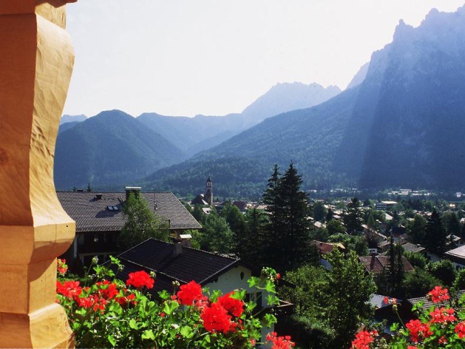 Ausblick vom Balkon der Ferienwohnung 