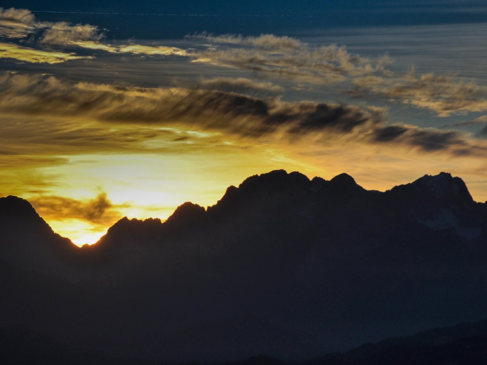 Wetterstein_Sonnenuntergang, Dirnhofer, © Karl Dirnhofer