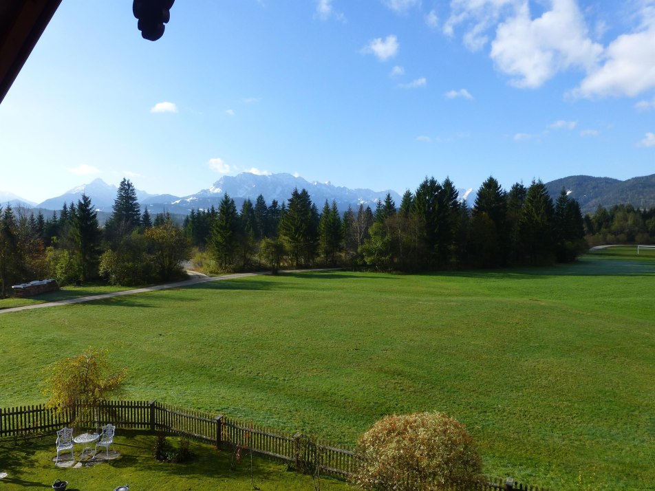 Blick vom Balkon