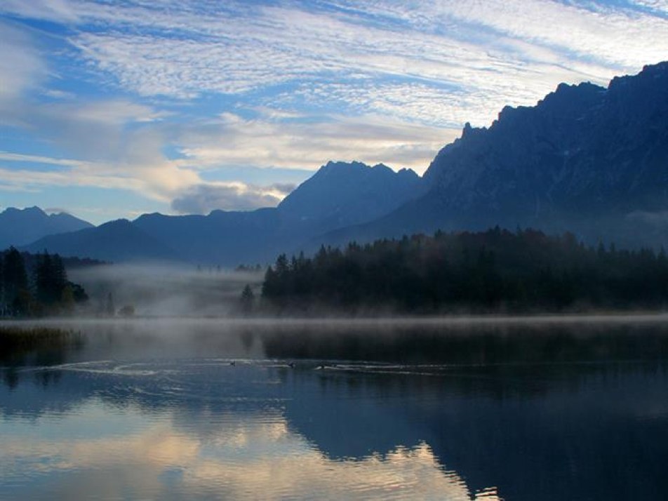 Sonnenaufgang am Lautersee
