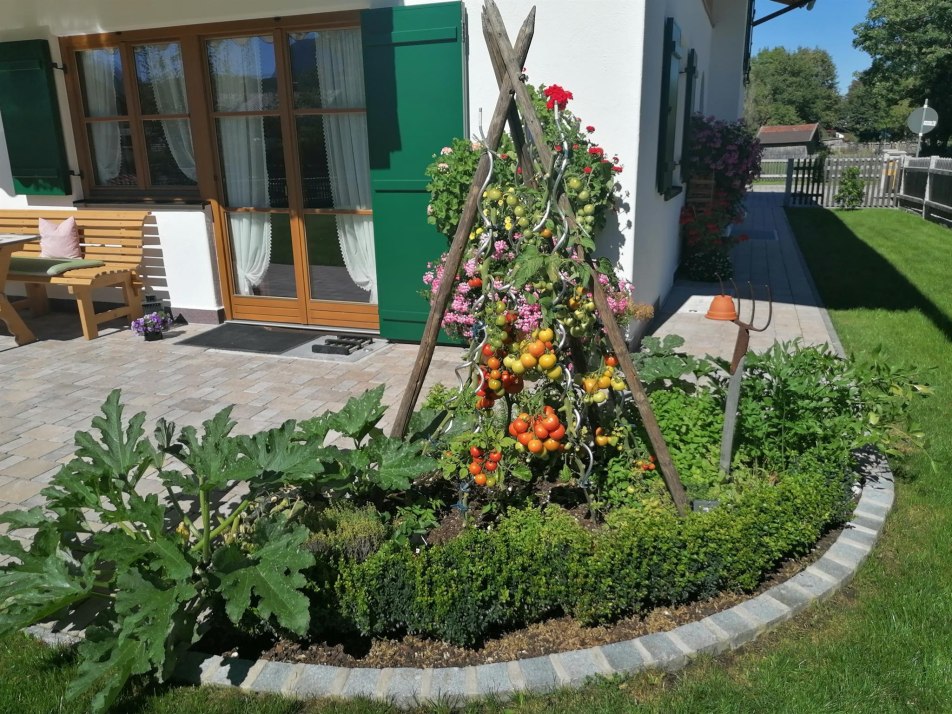 Garten ums Haus