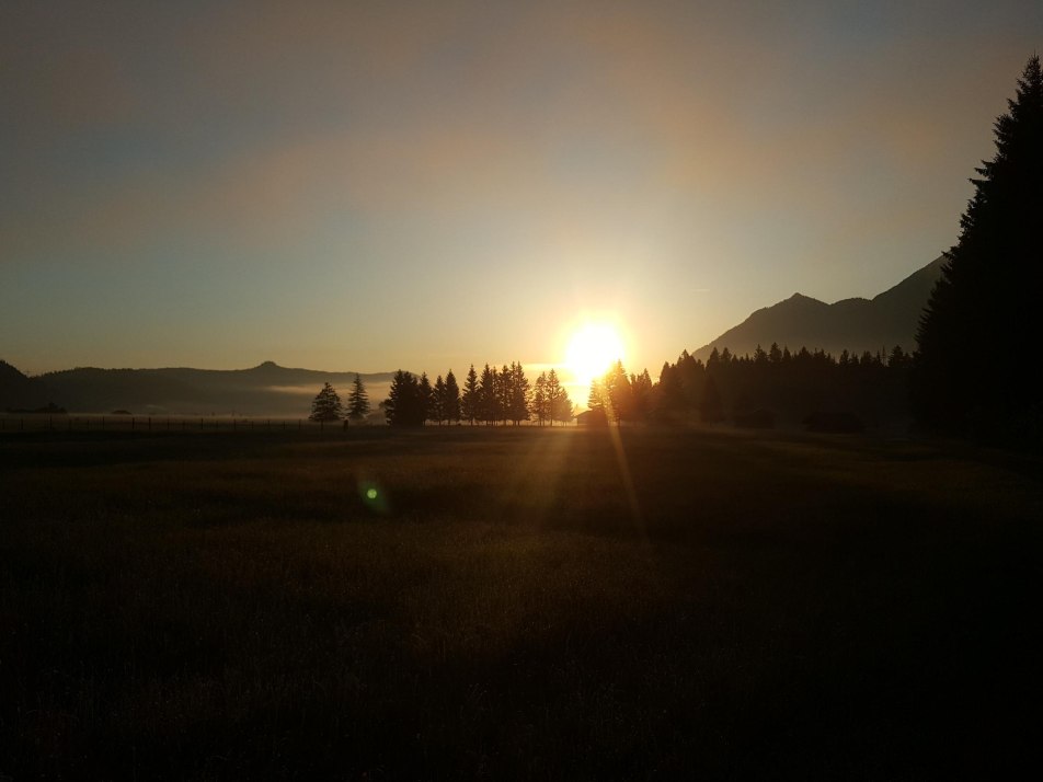 Sonnenaufgang Richtung Barmsee