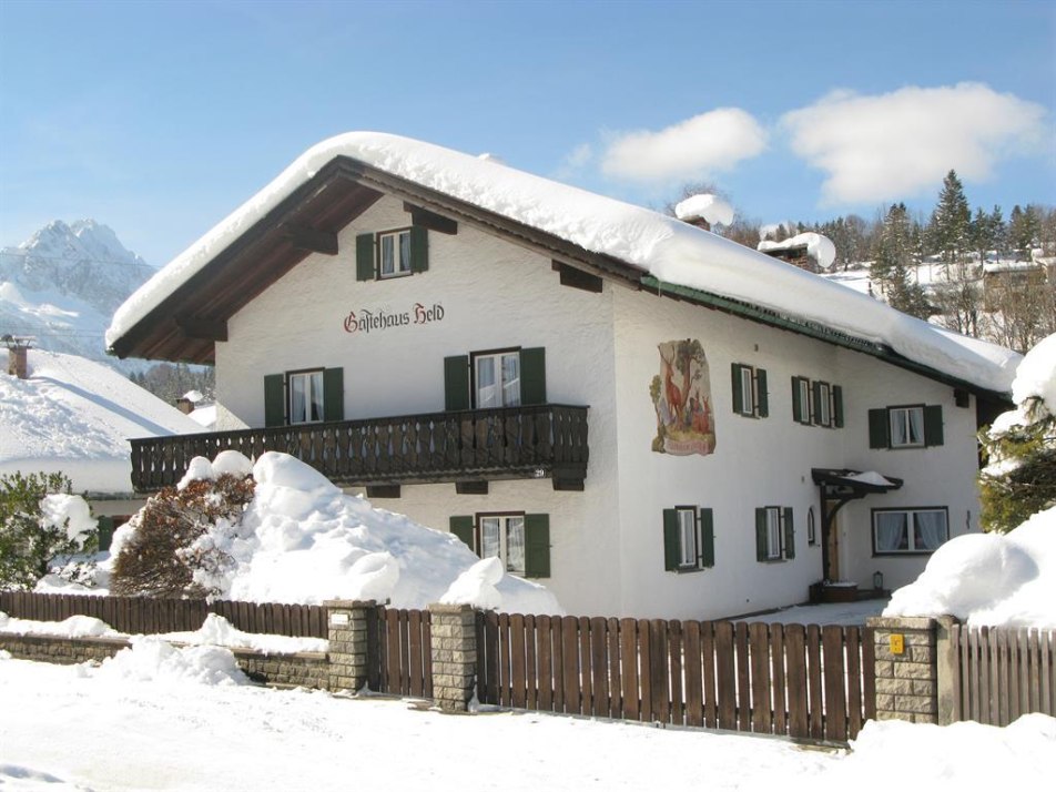 Gästehaus Held im Winter
