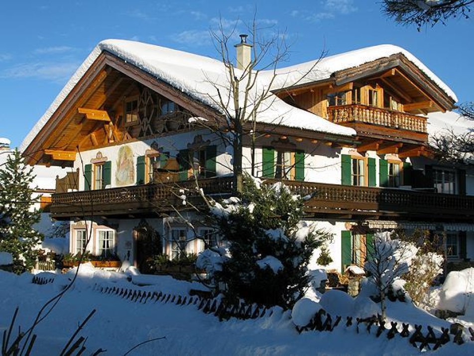 Haus Edelweiß, Krün, Winter, Bergführer