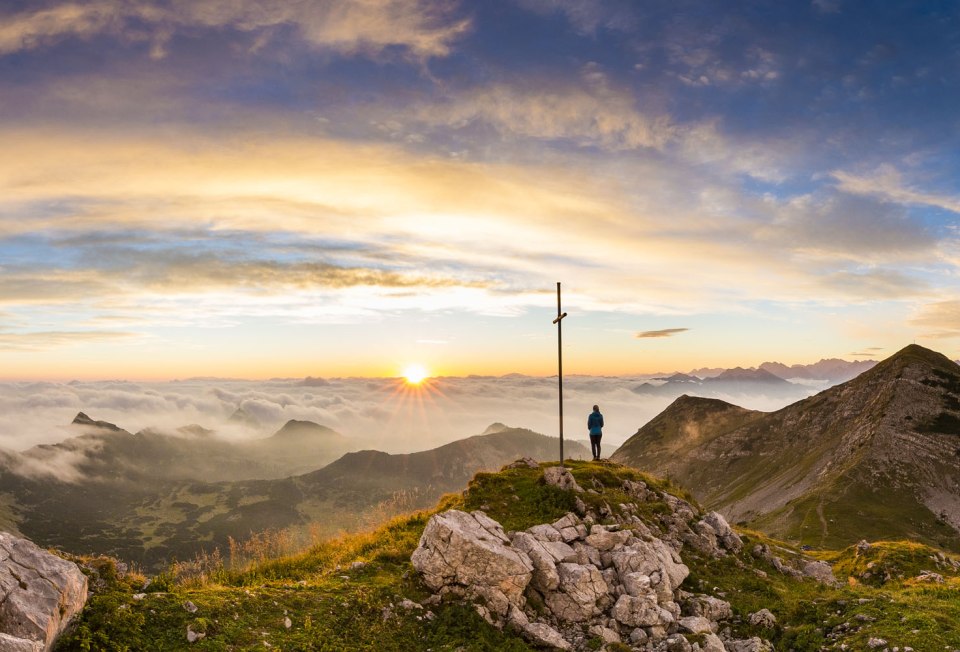 Bergmomente auf dem oberen Risskopf nebst Krottenkopf, © Alpenwelt Karwendel | Kriner & Weiermann