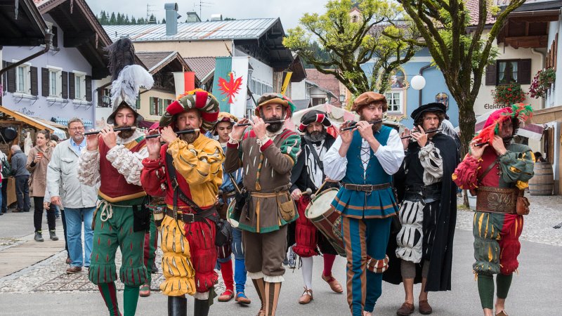 Historischer Spielmannszug, © Alpenwelt Karwendel / Wera Tuma