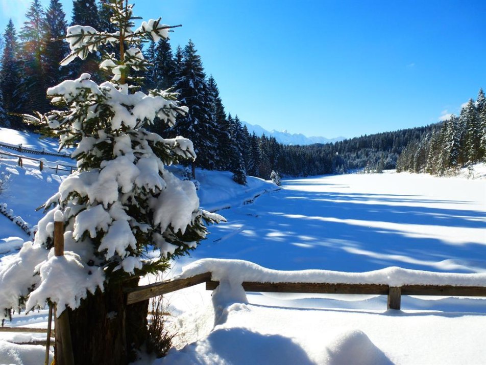 Grubsee, tief verschneit, © Kriner-Barmsee