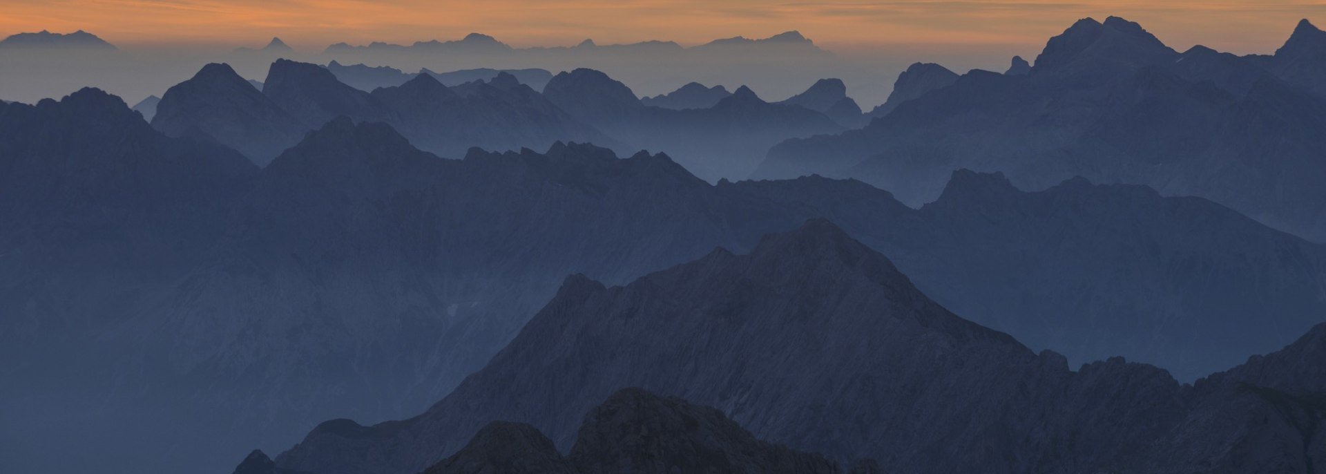 Blick von der Zugspitze bei Garmisch-Partenkirchen in Richtung Karwendel, © Alpenwelt Karwendel | Wolfgang Ehn