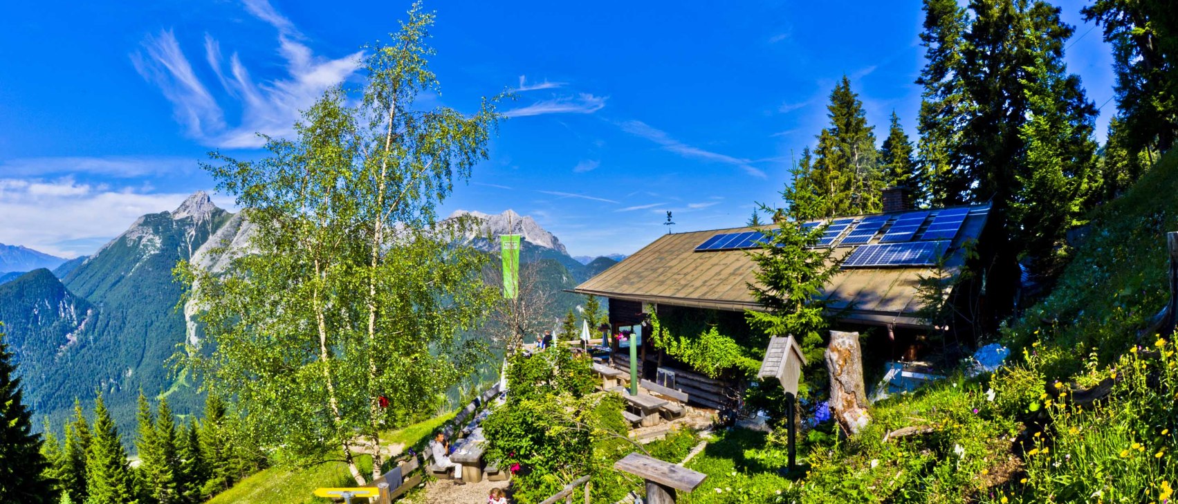 Brunnsteinhütte, © Alpenwelt Karwendel | Barbara und Hans-Peter Gallenberger, Mike Sharp