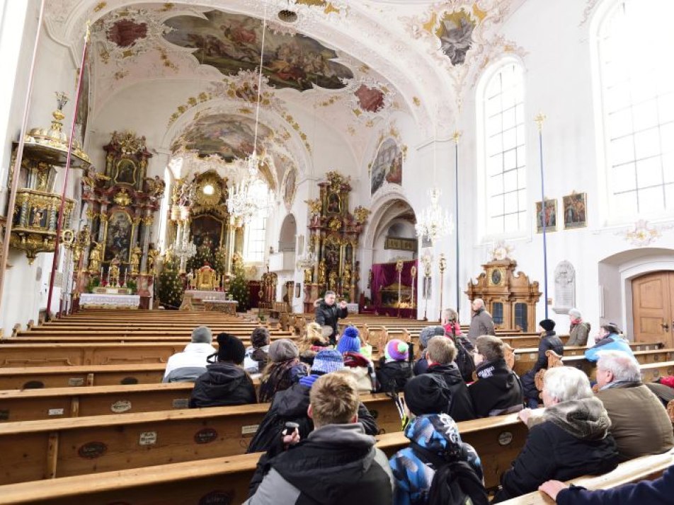 Kirchenführung mit Luitpold Wurmer, © alpenwelt Karwendel / Stefan Eisend