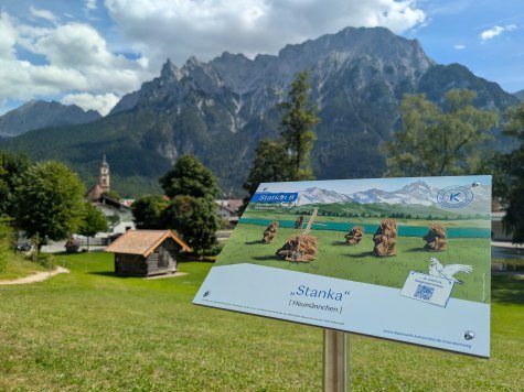Mundartweg Mittenwald - Stanka, © Alpenwelt Karwendel | Isabell Prior