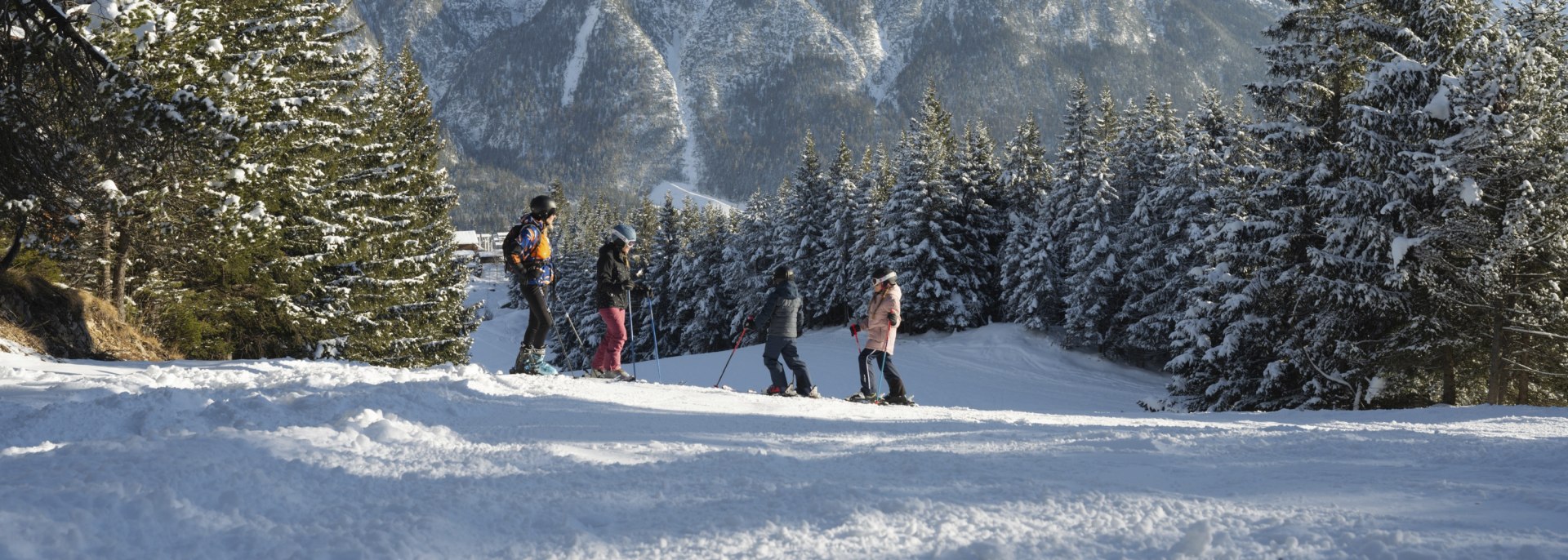 Skiing fun on the Kranzberg family paradise, © Alpenwelt Karwendel | André Alexander@formgestalter