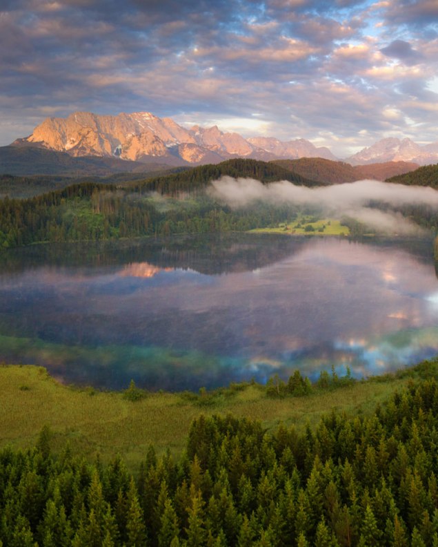 Einer der schönsten Badeseen in Bayern - der Barmsee bei Krün, © Alpenwelt Karwendel | Maximilian Ziegler