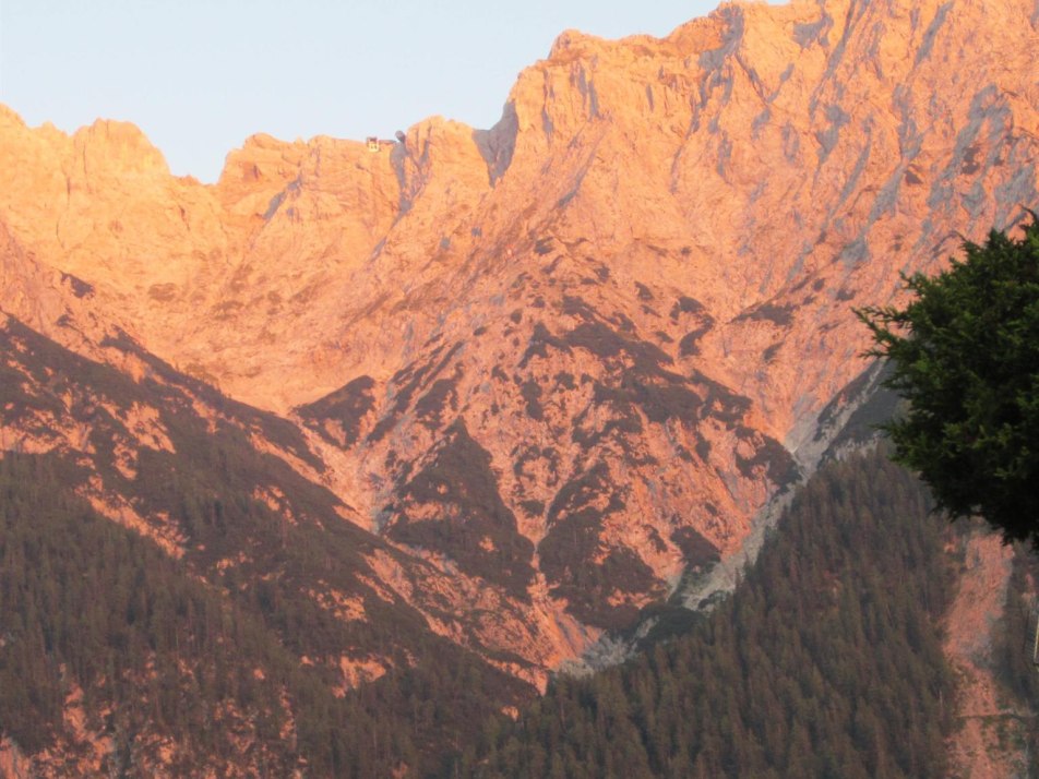 Blick auf das Karwendelgebirge