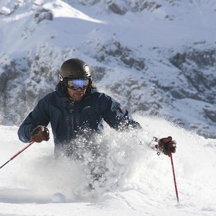 Tiefschnee-Erlebnis am Dammkar , © Alpenwelt Karwendel | Hubert Hornsteiner