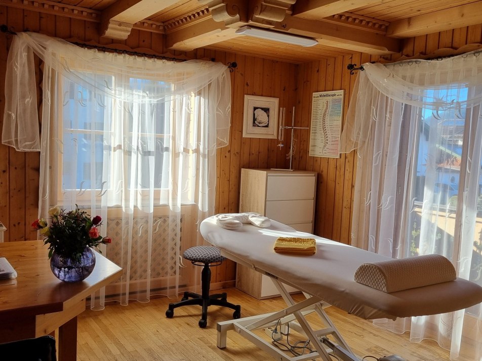 Massage und Wellnessbereich
