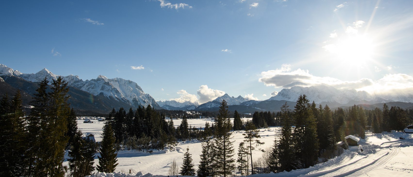 Panorama Wallgau Loipe, © Alpenwelt Karwendel | Philipp Gülland, PHILIPP GUELLAND Panorama Wallgau Loipe, © Alpenwelt Karwendel | Philipp Gülland, PHILIPP GUELLAND