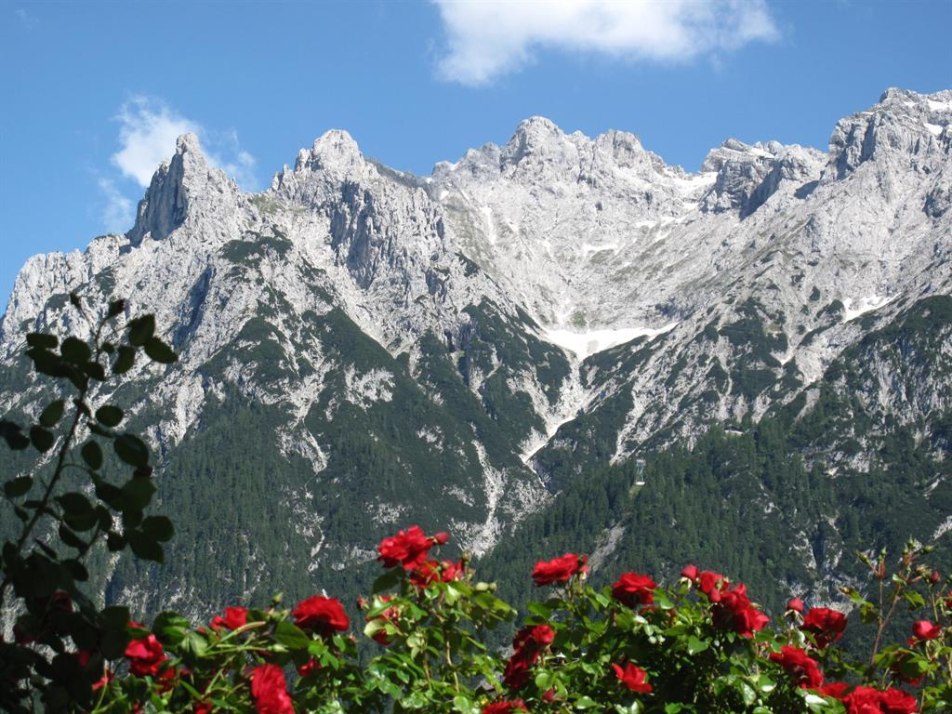 Balkonblick Karwendel