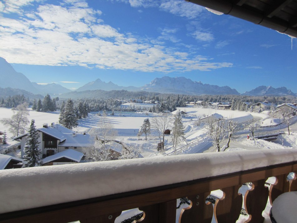 Panoramablick vom Balkon