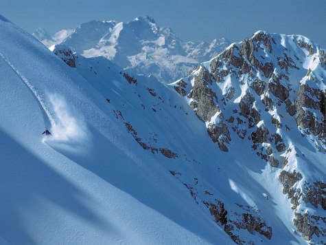 Skitouren und Splitboardtouren, Lawinenkurse, Eisklettern, Winterbergsteigen, Freeriden, Tiefschneekurse, Ski plus mit Ski und Snowboard - für Einsteiger und Fortgeschrittene
, © Zugspitzführer | Kriner&Weiermann