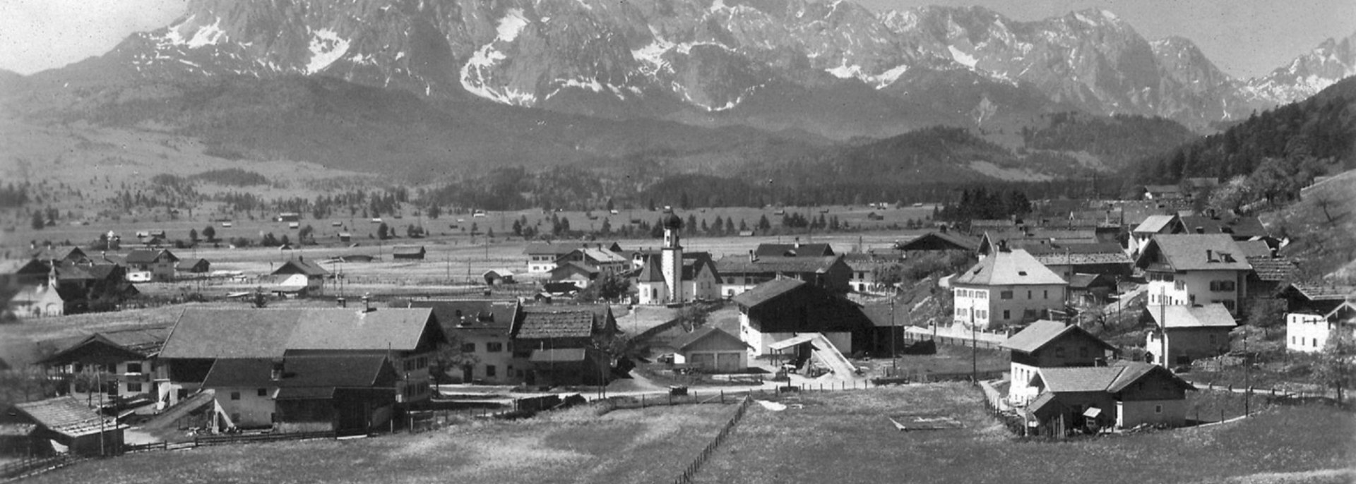 Historische Ansicht von Wallgau, © Alpenwelt Karwendel | Franz-Paul Reindl