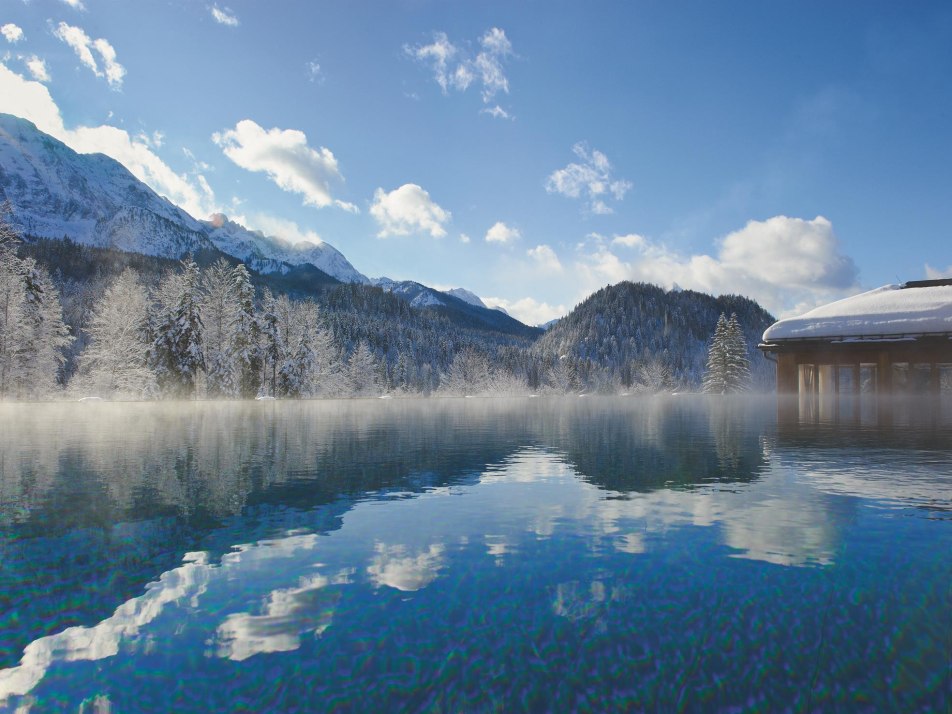 Schloss Elmau Spa Badehaus Winter