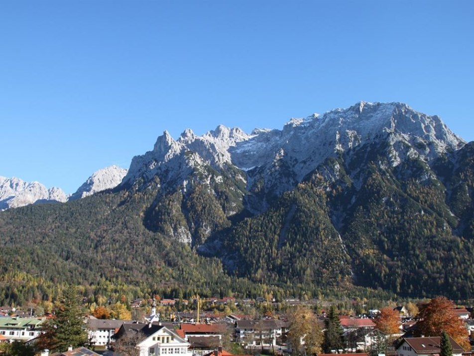 Blick vom Balkon