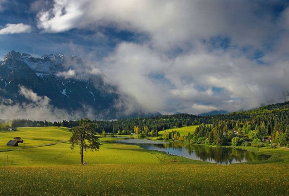 Schmalensee mit Blick auf den Karwendel, ©  Alpenwelt Karwendel | Rudolf Pohmann