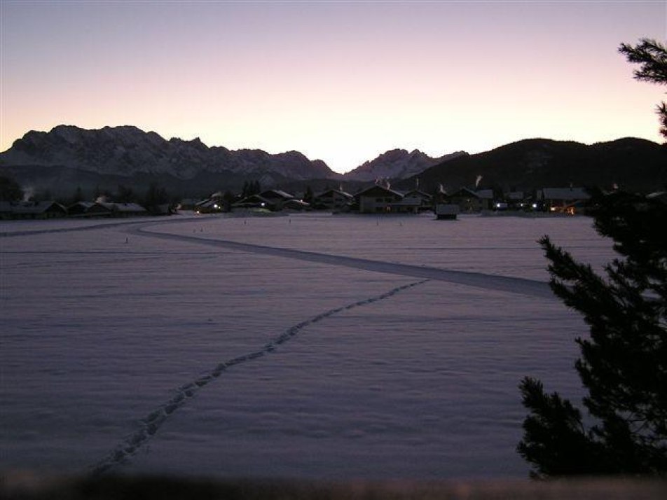 Blick vom Balkon