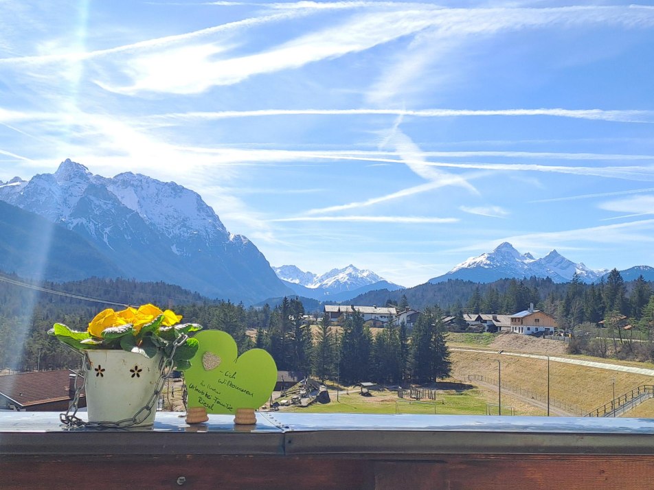 Ausblick Karwendlefreude Frühling