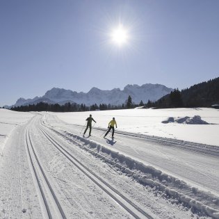 Die Sportliche Loipe ab Klais , © Alpenwelt Karwendel | Zugspitz Region GmbH | Wolfgang Ehn