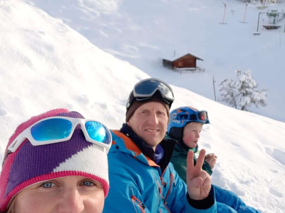 Skiing at Kranzberg in Mittenwald