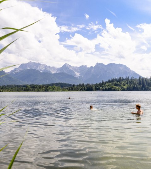 Badespaß am Barmsee, © Alpenwelt Karwendel | Gregor Lengler