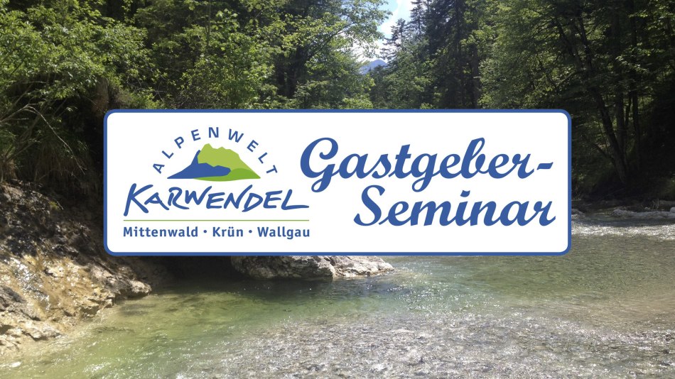 Logo für Gastgeber-Seminare der Alpenwelt Karwendel