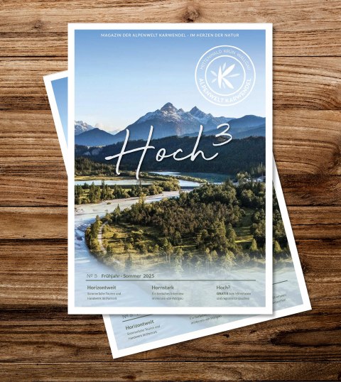 Cover Hoch³ Frühjahr-Sommer 2025, © karlmeise