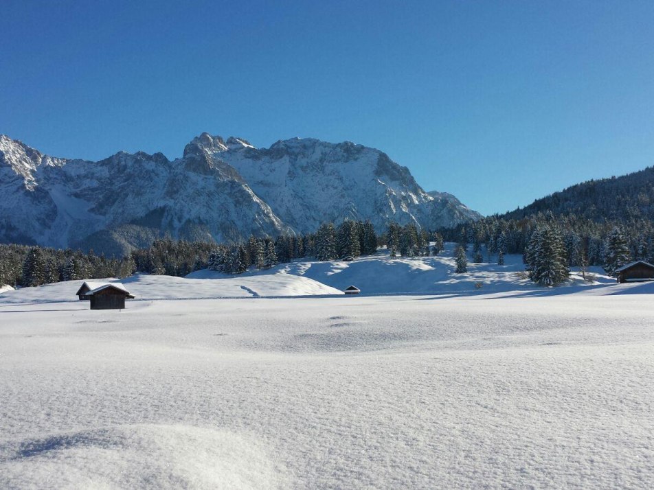 Winter mit Blick aufs Karwendel