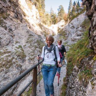 Die geheime Klamm der Alpenwelt Karwendel zwischen Isar und Schwarzkopf, © Alpenwelt Karwendel | bayern.by_Gregor Lengler