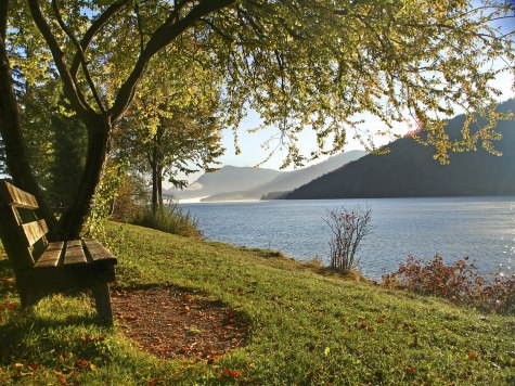 Ideal for a break on the shores of Lake Walchensee, © Alpenwelt Karwendel | Wera Tuma 