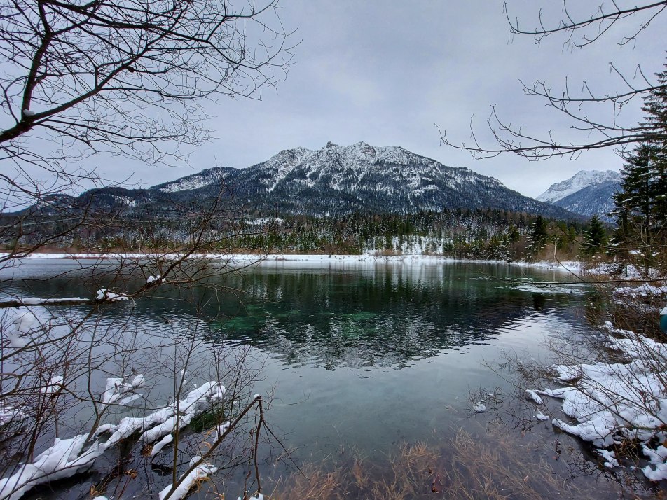 Der Stausee bei Krün