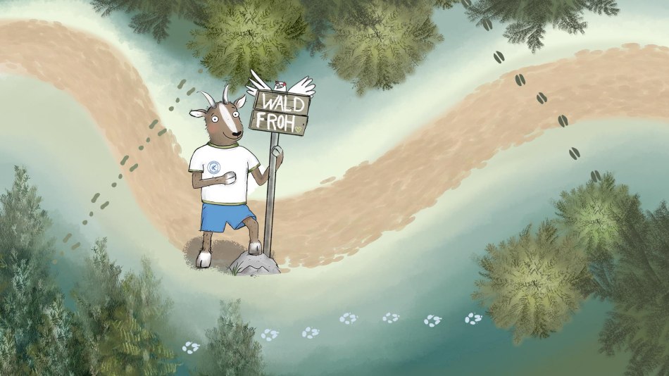 Waldfroh - Illustration von karlmeise, © karlmeise