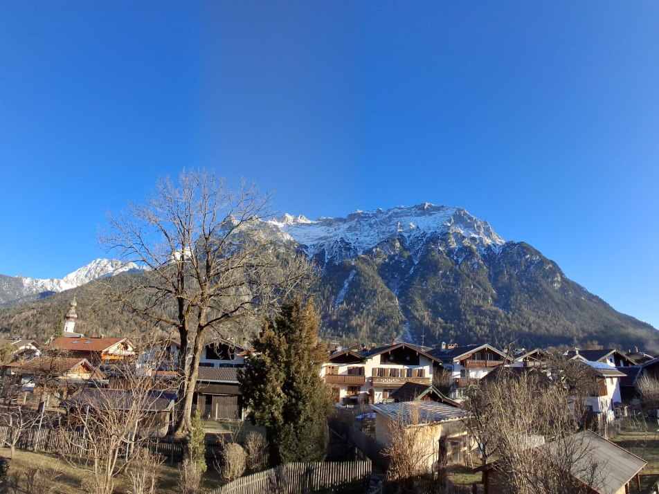 Ausblick vom Balkon