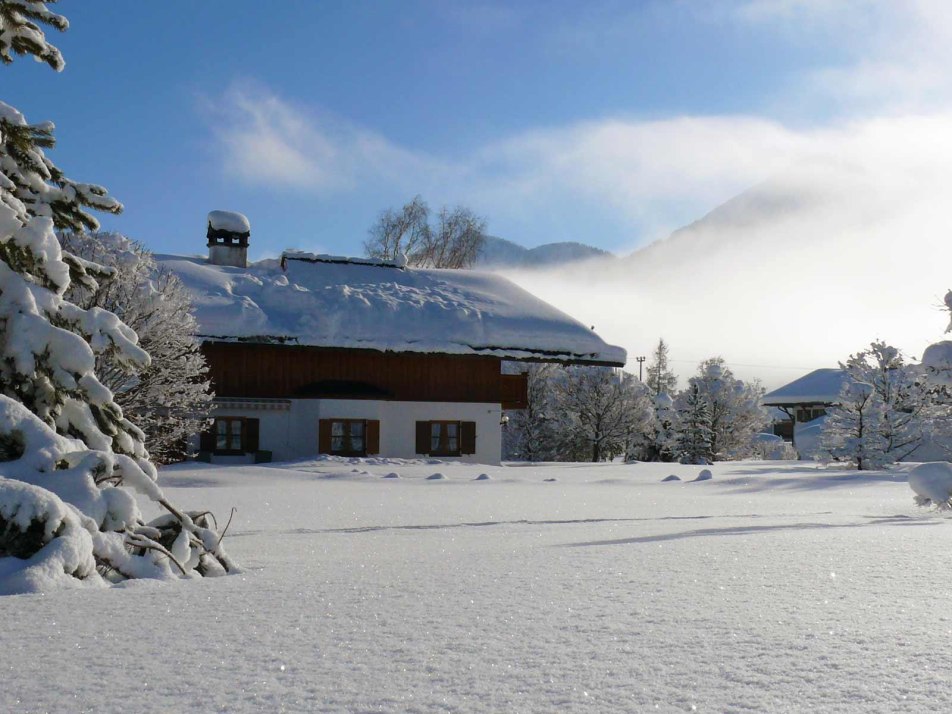 Haus im Winter