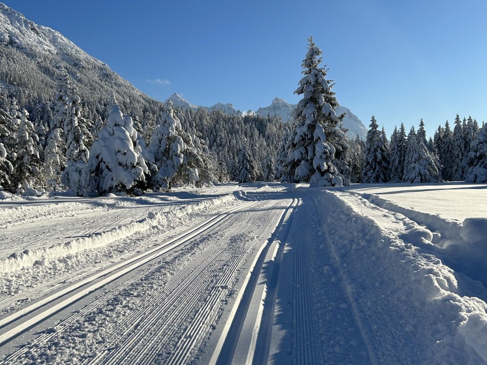 Loipe in Krün