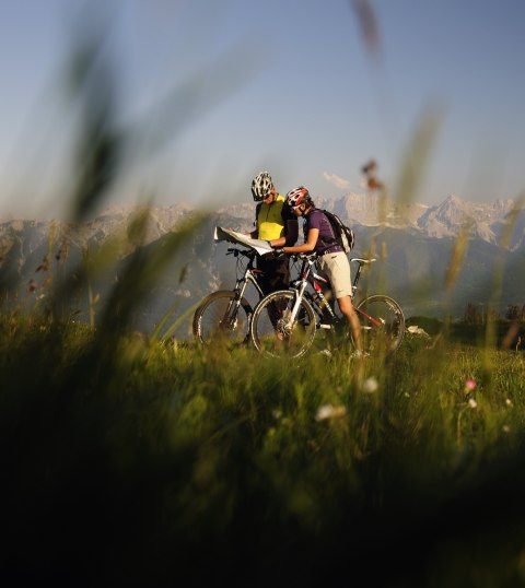 From bathing lakes and moguls over alpine pastures and peaks - moutainbiking around Mittnewlad, Krün and Wallgau, © Alpenwelt Karwendel | Wolfgang Ehn