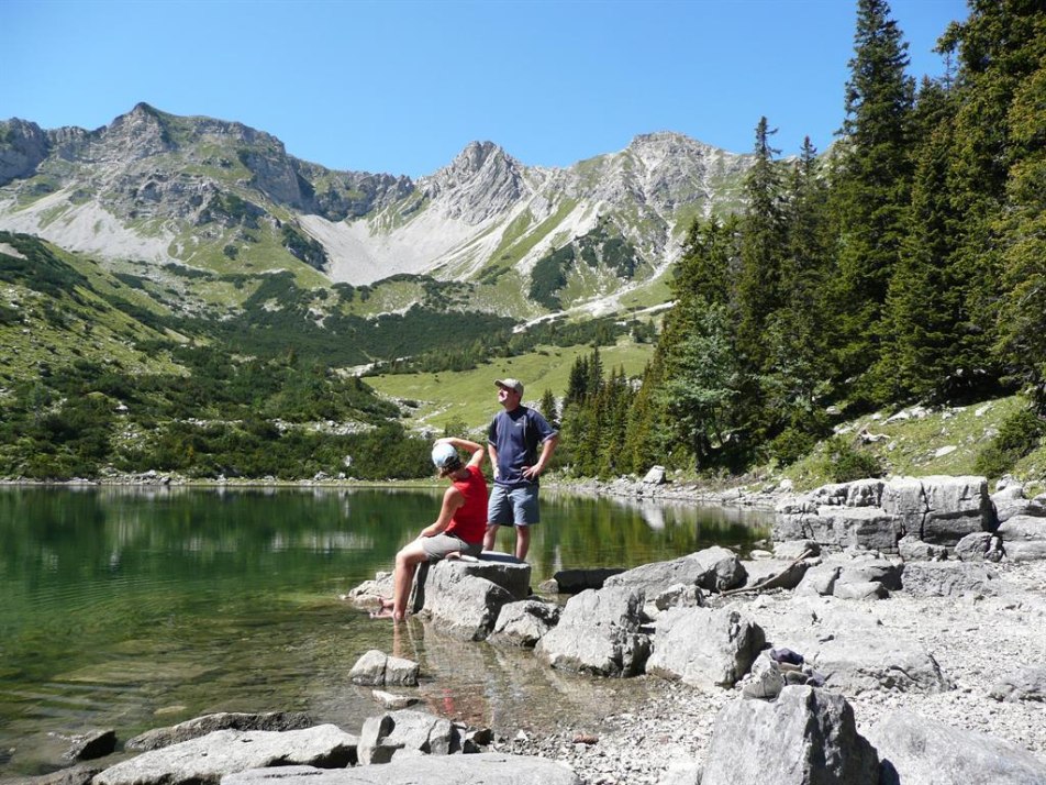 Soiernsee mit Rundblick