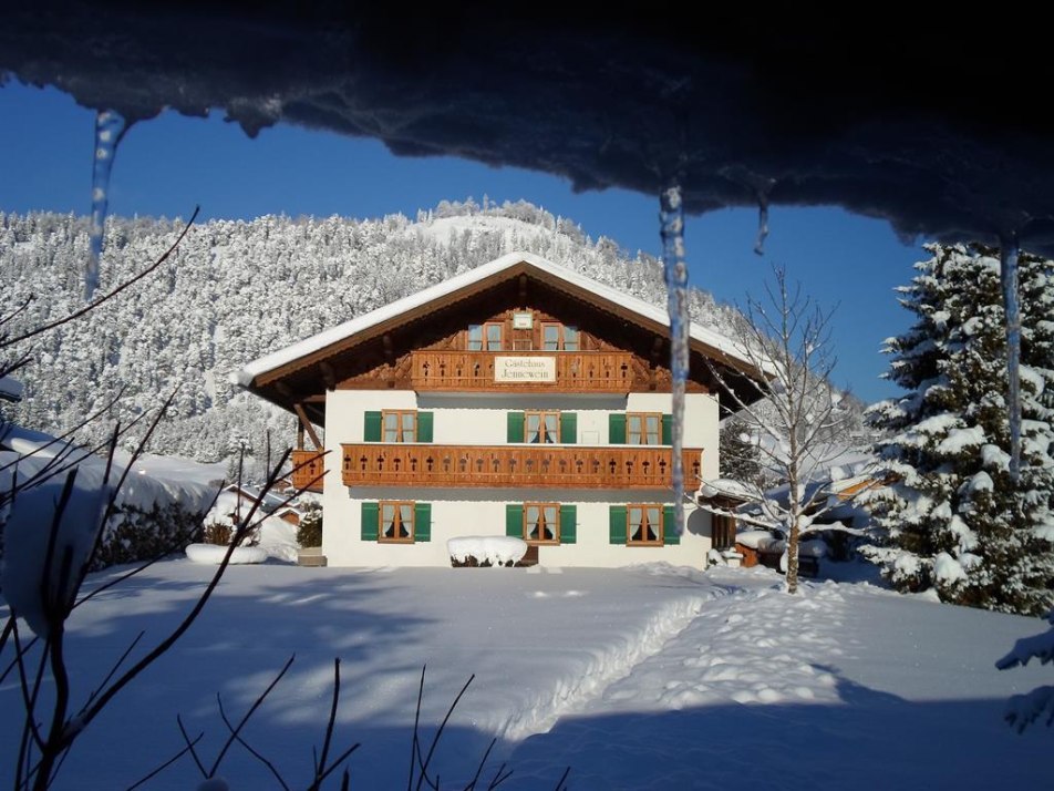 Blick von Almhütte aus.