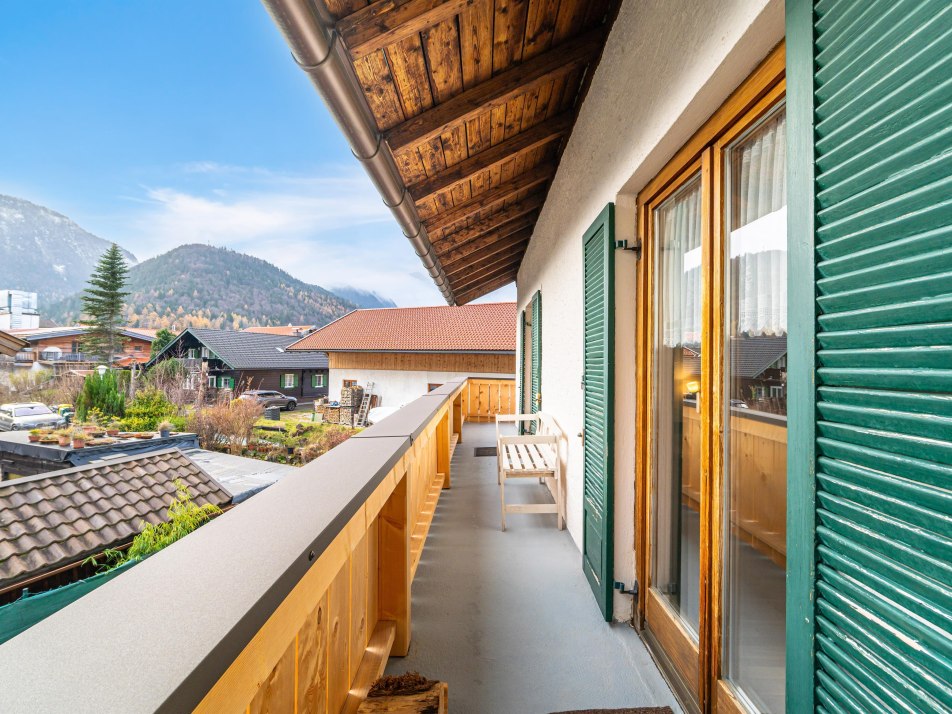 Aussicht vom Balkon