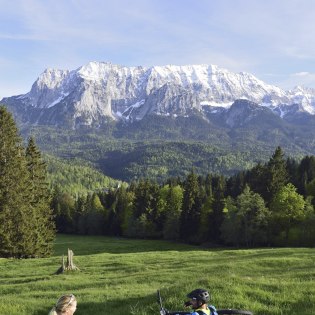 Blick auf Wettersteingebirge, © Alpenwelt Karwendel | Stefan Eisend