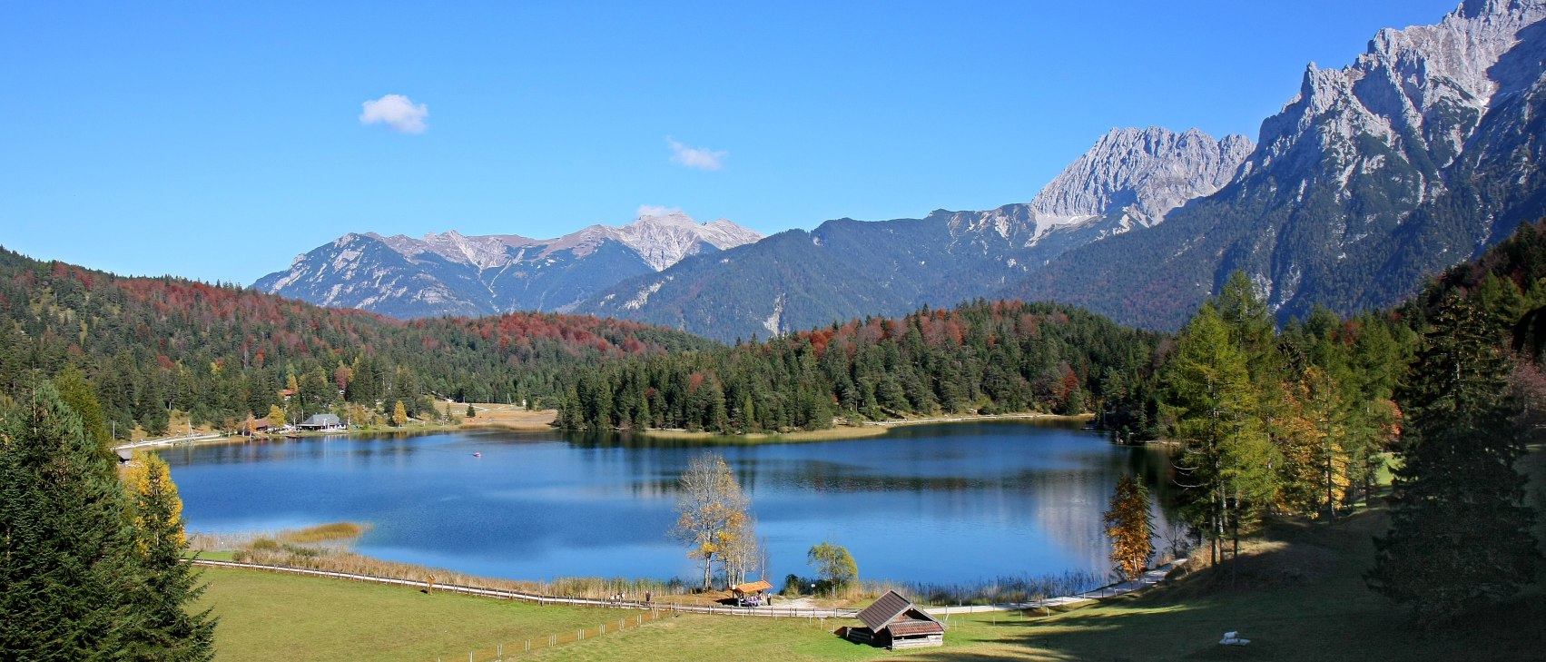 Wanderung auf dem Wasserweg am Lautersee, © Alpenwelt Karwendel | Rudolf Pohmann